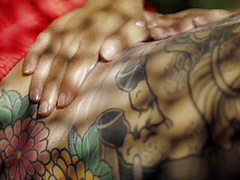 Juan Lucho - Asian Hottie Katana Sucks Off Hung Tattooed Stud Before Outdoor Fucking