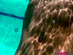Khloe Kapri In Water Balloon Fight With Stepsis