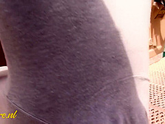 Voyeur Milf Michelle Plays With Her Hairy Pussy In Public