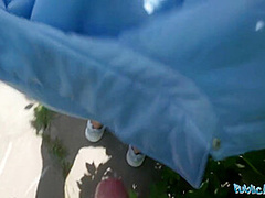 Athenea Rose And Martin Gun In Cute Looking Colombian Babe Is Fucked Outdoors In Public 12 Min
