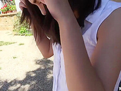 Jenny Sapphire In Received Facial Cumshot After Outdoor