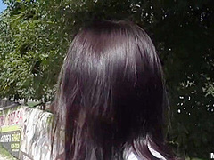 Jenny Sapphire In Received Facial Cumshot After Outdoor