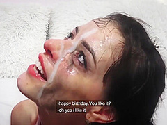 Cumshot Compilation On Face Mouth And Ass - Natalie Flowers