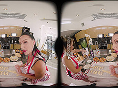 VR Bangers The Cocking Show threesome with Texas Patti, Lexi Stone in VR Porn