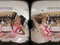 VR Bangers The Cocking Show threesome with Texas Patti, Lexi Stone in VR Porn