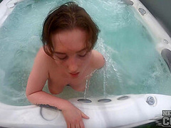 Jacuzzi Underwater Masturbating Teen Sammy