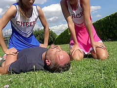 Cheerleader slapping fun by Femdom Austria