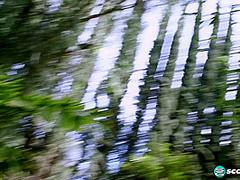 Beautiful And Bashful Brunette Kara Is A Nervous 20something Who Does A Striptease And A Masturbation Show Outdoors.