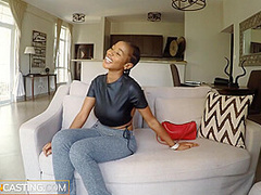 Tight Black THOT Tricked Into Sucking and Fucking Big White Dick Agent