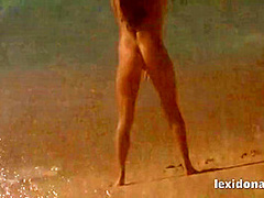 Lexi Dona In Young Brunette Tanning On The Nudist Beach