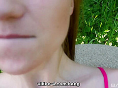 Fuck this red headed street slut with your cock in this POV scene - BANG