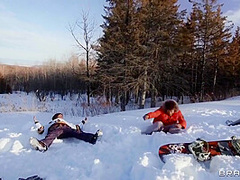 Dp Gangbang With A Snow - Angel Youngs And Snow Angel