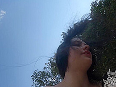 Matty Fucking Sucking Pussy Licking With Her Boyfriend On Private Tropical Adriatic Beach Creampie