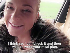 Teen Has Front Seat Sex In Stockings And Doggy Style With Kristal Kaytlin