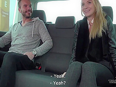 Angel Piaff In Stupid Blonde Cheated And Fucked In Car With Huge Cumshot 33 Min