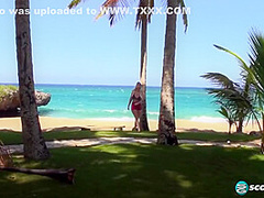 The All-american Blonde Is An Island Swinger