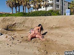 Moreno Beach Fuck Session With Katrina Moreno