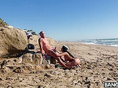 Moreno Beach Fuck Session With Katrina Moreno