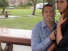 Obedient Cuckold Watches While The Bbc Takes Great Care Of His Slutty Brunette Girl