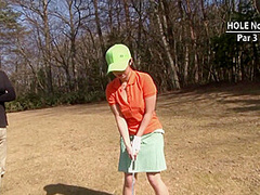 Playing a couple of holes with hot Japanese tarts by The Asian Sports