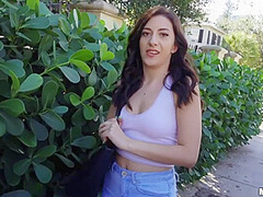 Natalie Brooks In Sucking And Fucking Big Dick Outdoors