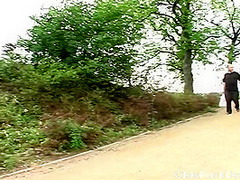Old Prick Bangs Young Chick In Outdoor - Jordan Pryce, Pavel Terrier And Mischel White