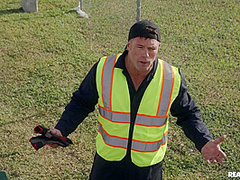 Bad Tow Truck Video With GI Joey, Brandy Renee - RealityKings