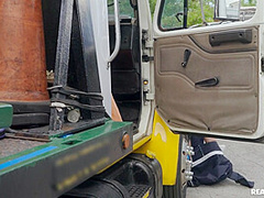 Bad Tow Truck Video With GI Joey, Brandy Renee - RealityKings