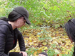 Spitting session in the forest by Femdom Austria