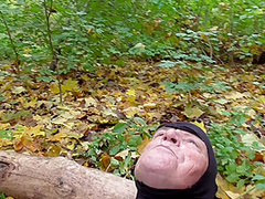 Spitting session in the forest by Femdom Austria