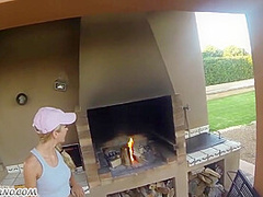 Teen Girl Outdoor Blowjob