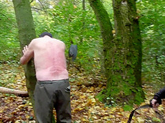 The Slave Bastards Destroyed in The Forest by Femdom Austria