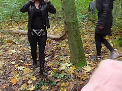 The Slave Bastards Destroyed in The Forest by Femdom Austria