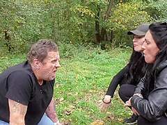 The Slave Bastards Destroyed in The Forest by Femdom Austria
