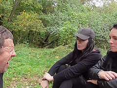 The Slave Bastards Destroyed in The Forest by Femdom Austria