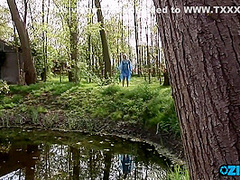 Masked Studs Hunt A Blonde Down And Fuck Her