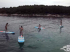 On Vacation With 4 Hot Instagram Models Sunbathing In The Nude