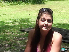 Robyn And Carmella Kiss And Fondle Before They Both Get Fucked By A Hung Stud In A Threesome