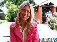 Art History Professor Bangs Very Hot Blonde Real Estate Agent With Jill Kassidy