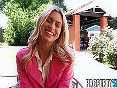 Art History Professor Bangs Very Hot Blonde Real Estate Agent With Jill Kassidy