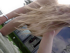 Hot Fashion Model Naked Rooftop Yoga 18yo Margarita