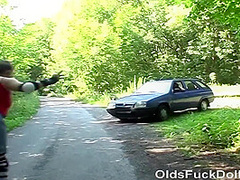 Lara Crow, Pavel Terrier And Jordan Pryce - Old Pig Fucks Young Pig Near Prague