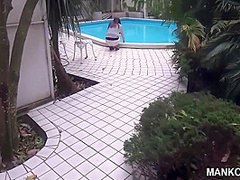 Japanese Girl Enjoying Her First Bbq 10 Min
