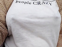 Boobwalk: Walking Braless In See Through Shirt And Stripping Naked During Walk