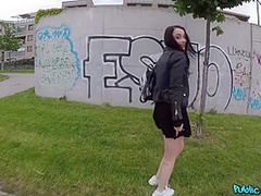 Alessa Savage And Martin Gun In Raven Haired Bombshell Fucks Outdoors