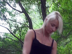 Teen plays outside with her pet... play by Femdom Austria
