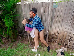 Naughty Teen Rough Outdoor Sex Video