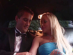 Newlyweds Get Robbed By A Blonde Milf Who Wants A Facial And An Outdoor Plowing With The Couple