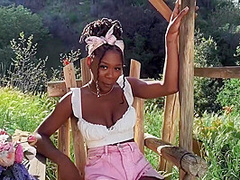 Hazel Grace - Kinky Black Teen Crazy Solo Clip