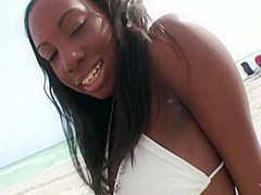 Hung White Guy Picks Up From The Beach To Pound Her Sugar Walls With Mahlia Milian